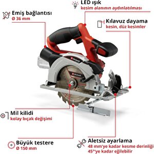 Te-cs 18/150 Li - Solo, Akülü Daire Testere - 4331220