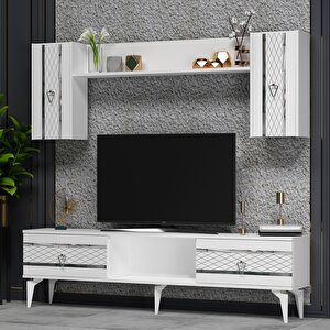 Peli̇n Tv Üni̇tesi̇ Takımı Beyaz-gümüş Beyaz-Gümüş