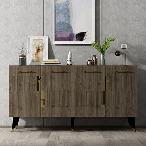 Moda Konsol Ceviz-altın Ceviz Gold