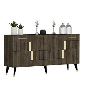Moda Konsol Ceviz-altın