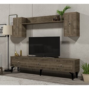 Sellen 180 Cm Tv Ünitesi Takımı Ceviz-ceviz Ceviz-Ceviz