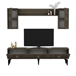 Sellen 180 Cm Tv Ünitesi Takımı Ceviz-ceviz
