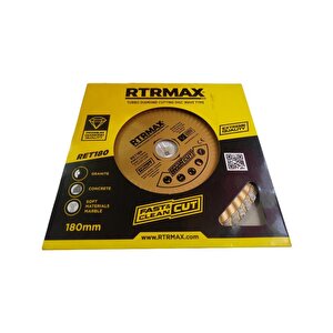 Rtrmax Turbo Kanallı Elmas Kesici Disk Ret180