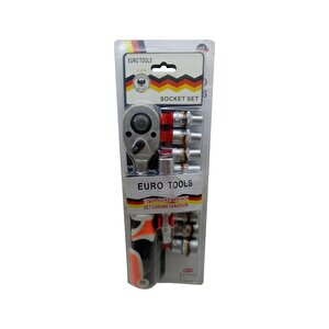 Euro Tools Socket Set 1/2'' Krom Lokma Seti 11parça
