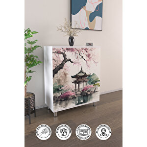 Dragon Pergola 4 Raflı Ayakkabılık Antre Hol Çok Amaçlı Ayakkabı Dolabı