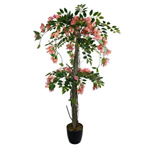 Yapay Ağaç Pembe Begonvil Ağacı 120cm Doğal Salex Dallı