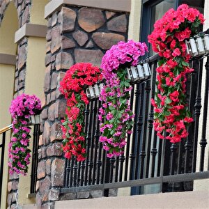 Yapay Çiçek Sarkan Begonvil Çiçeği  Jumbo Li̇la