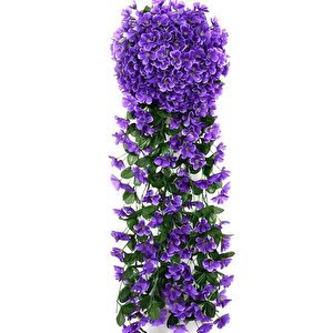 Yapay Çiçek Sarkan Begonvil Çiçeği  Jumbo Mor