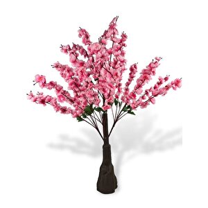 Yapay Ağaç Pembe Japon Kiraz Çiçeği Hazır Gövdeli Bahardalı Ağacı 100cm Sakura Çiçeği
