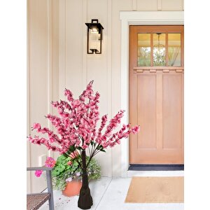 Yapay Ağaç Pembe Japon Kiraz Çiçeği Hazır Gövdeli Bahardalı Ağacı 100cm Sakura Çiçeği