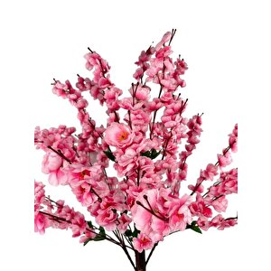 Yapay Ağaç Pembe Japon Kiraz Çiçeği Hazır Gövdeli Bahardalı Ağacı 100cm Sakura Çiçeği