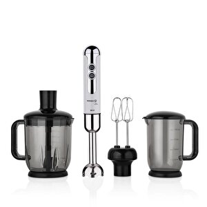 A447-14 Mi̇a Mega Deluxe Blender Set Vani̇lya/krom