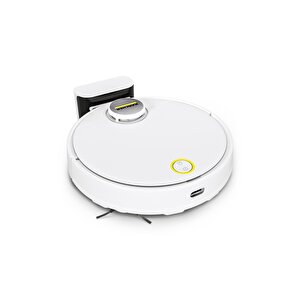 Rcv 3 Moplu Islak Kuru Robot Süpürge - Beyaz