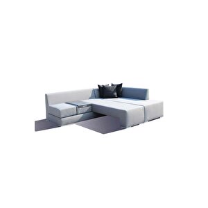 Tutto Fonksiyonel Şezlong Bahçe Mobilya Daybed Yön Değiştirebilen U Ve L Köşe Koltuk Oturma Grubu