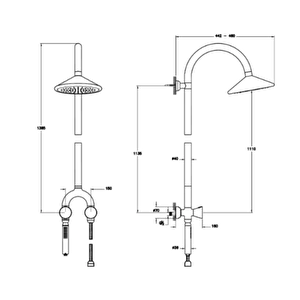 Vitra Liquid Tom Dixon Termostatik Duş Sistemi A47219 Krom