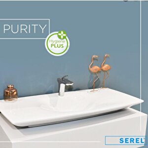 Purity Tezgah Üstü Lavabo + Sifon 48x100 Cm Pr35sts110h
