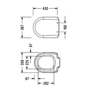 Serel Spil Slim Yavaş Kapanan Klozet Kapağı 150400120034