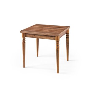 Pınar Ahşap Ayaklı Açılır Mutfak Masası 70x80 Ceviz