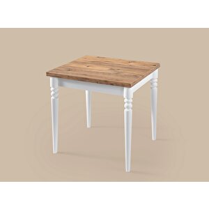 Pınar Ahşap Ayaklı Açılır Mutfak Masası 70x80 Çam