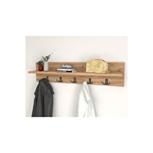 Portmanto Duvar Askılığı Elbise Askılığı Çam 80 Cm