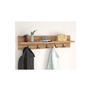 Portmanto Duvar Askılığı Elbise Askılığı Çam 80 Cm