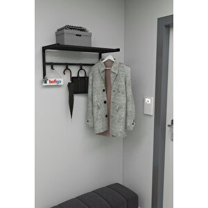 Metal Duvar Askısı Metal Askılık Elbise Askılığı Siyah