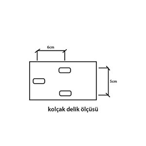 Ofis Koltuğu Yedek Parça Eko Kolçak Çift