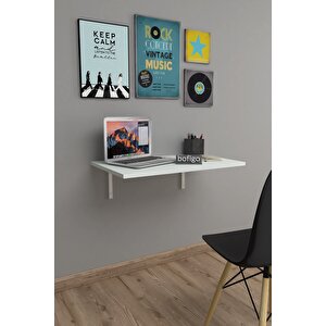 72 X 45 Cm Katlanır Masa Duvara Monte Masa Mutfak Masası Balkon Masası Çalışma Masası