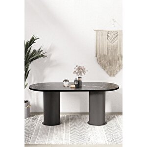 Brita  Ptt Lake Mdf Beyaz Ayakli 80x180 Mutfak Masasi Yemek Masasi