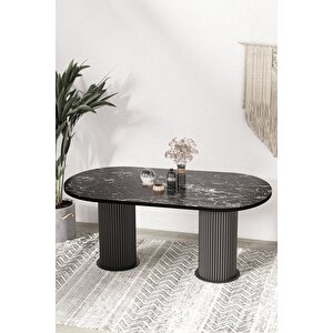 Brita  Ptt Lake Mdf Beyaz Ayakli 80x160 Mutfak Masasi Yemek Masasi