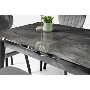 Yakamoz Banklı Mdf Mutfak Masa Sandalye Takımı 80x130cm