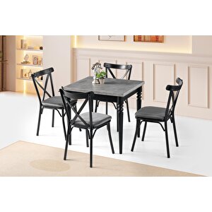 Pınar Bahar Açılır Mutfak Masa Sandalye Takımı 70x80