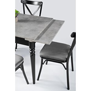 Pınar Bahar Açılır Mutfak Masa Sandalye Takımı 70x80