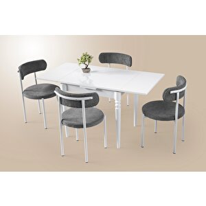 Pınar Alfa Açılır Mutfak Masa Sandalye Takımı 70x80