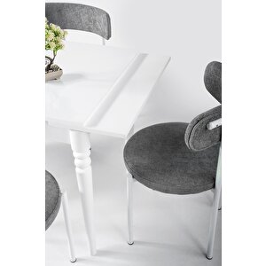 Pınar Alfa Açılır Mutfak Masa Sandalye Takımı 70x80