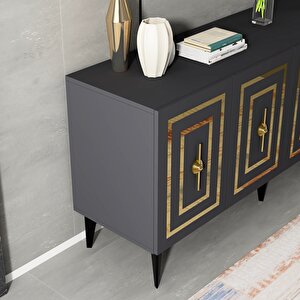 Viola Konsol Antrasit-altin Antrasit Gold