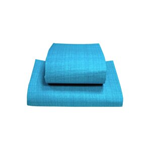 Ranforce Çift Kişilik Çarşaf Seti Turkuaz-240 X 260