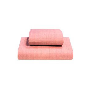 Ranforce Çift Kişilik Çarşaf Seti Pudra-240 X 260