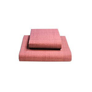 Ranforce Çift Kişilik Çarşaf Seti Gül Kurusu-240 X 260