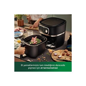 Hd9880/90 Airfryer 7000 Serisi Xxl Connected, Gıda Termometreli, 2 Kg, 8.3 L Kapasite, Connected