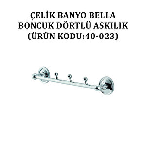 Çelik Banyo Bella Banyo Seti -6(5 Parça) (model No: Clkset006)