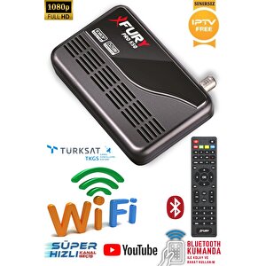 Çanaklı-çanaksız Wi-fi Dahil Full Hd Sınırsız Sineme Paketli Tak Çalıştır Uydu Alıcısı
