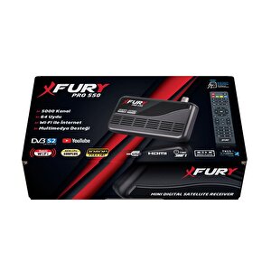 Fury Çanaklı Çanaksız Wi-fi Dahil Full Hd Sınırsız İnternet Tv Uydu Alıcısı