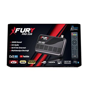 Fury Çanaklı Çanaksız Wi-fi Dahil Full Hd Sınırsız İnternet Tv Uydu Alıcı