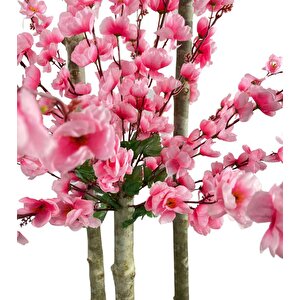 Yapay Ağaç 3 Katlı Japon Kiraz Çiçeği Bahardalı Ağacı Sakura Çiçeği Pembe 180cm