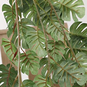Yapay Çiçek Sarkan Ve Dolanan Monstera Deve Tabanı Bitkisi Yapay Sarmaşık 170cm