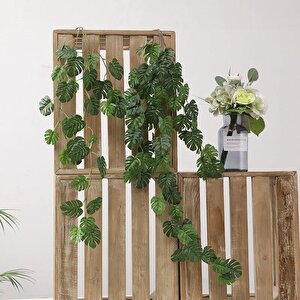 Yapay Çiçek Sarkan Ve Dolanan Monstera Deve Tabanı Bitkisi Yapay Sarmaşık 170cm