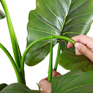 Yapay Ağaç Dev Fil Kulağı Taro Ağacı 170 Cm 11 Yaprak