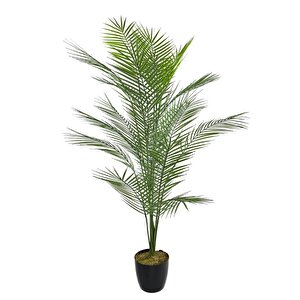 Yapay Ağaç Areka Ağacı Palmiye Ağacı Salon Bitkisi Yapay Areka 130 Cm 20 Yaprak