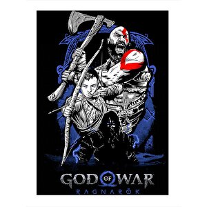 God Of War Ragnarök Desenli Mdf Tablo 35cm X50cm 35x50 cm